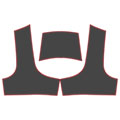 Cycling bib short official artwork template